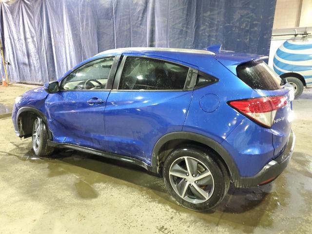 3CZRU6H59NM757542 - 2022 HONDA HR-V EX BLUE photo 2