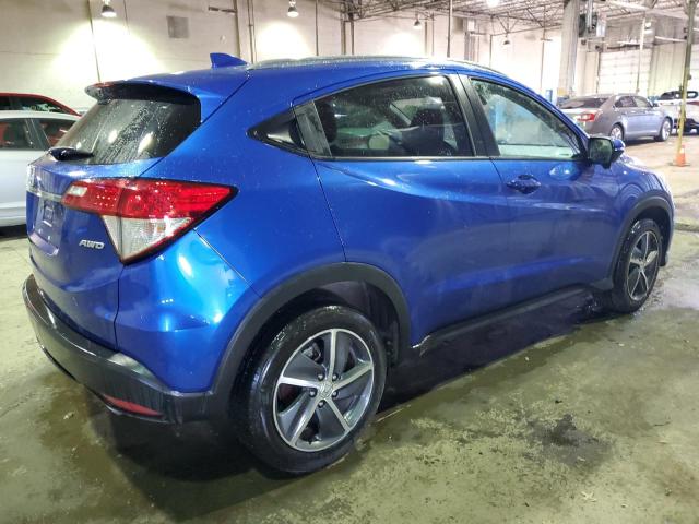 3CZRU6H59NM757542 - 2022 HONDA HR-V EX BLUE photo 3