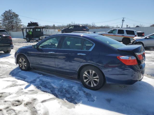 1HGCR2F32DA232178 - 2013 HONDA ACCORD LX BLUE photo 2