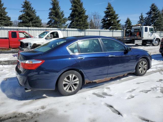 1HGCR2F32DA232178 - 2013 HONDA ACCORD LX BLUE photo 3