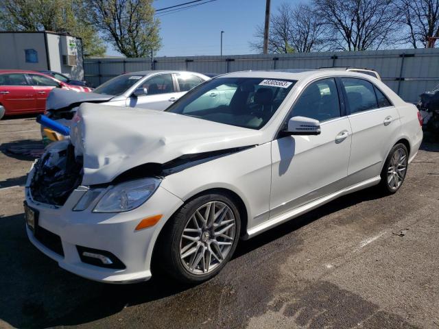 WDDHF8HB3BA439346 - 2011 MERCEDES-BENZ E 350 4MATIC WHITE photo 1