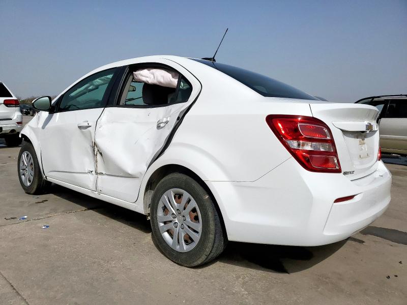 1G1JB5SH2H4177760 - 2017 CHEVROLET SONIC LS WHITE photo 2