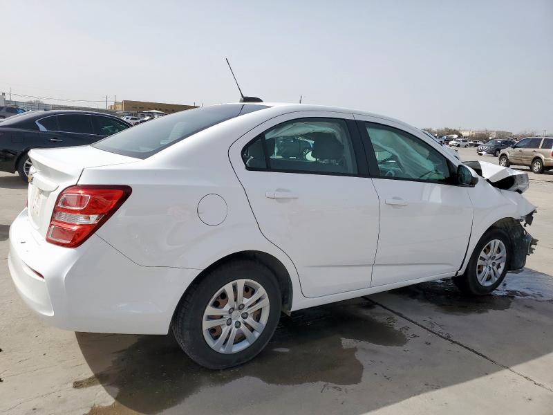 1G1JB5SH2H4177760 - 2017 CHEVROLET SONIC LS WHITE photo 3