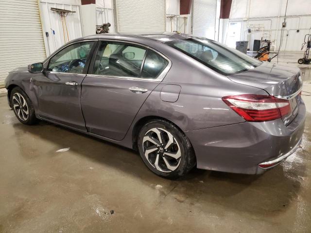 1HGCR2F85HA272627 - 2017 HONDA ACCORD EXL GRAY photo 2