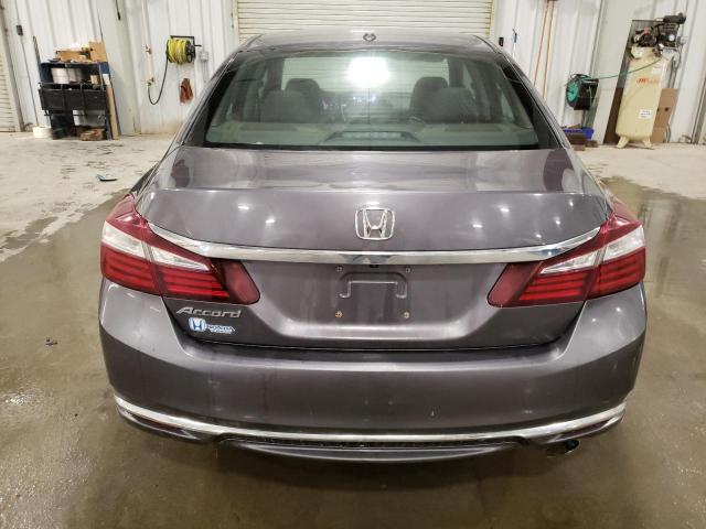 1HGCR2F85HA272627 - 2017 HONDA ACCORD EXL GRAY photo 6