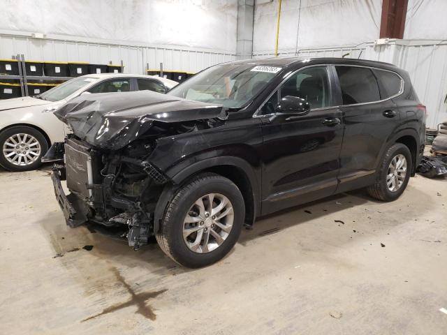 5NMS2CAD4KH128752 - 2019 HYUNDAI SANTA FE SE BLACK photo 1