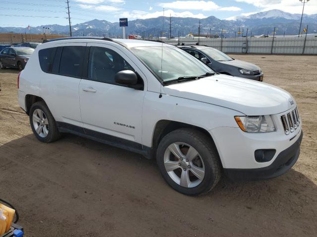 1C4NJCBA1CD522286 - 2012 JEEP COMPASS SPORT WHITE photo 4