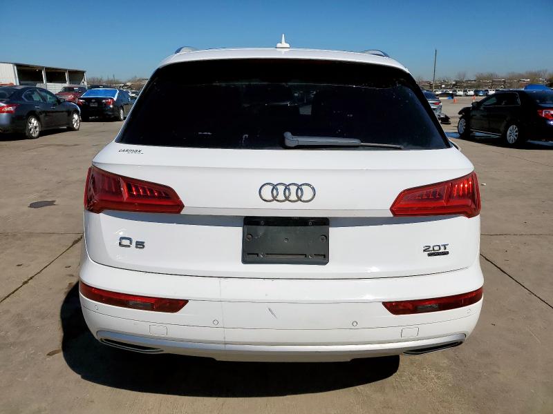 WA1CNAFY4J2237530 - 2018 AUDI Q5 PRESTIGE WHITE photo 6