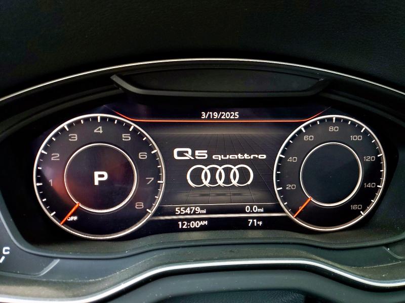 WA1CNAFY4J2237530 - 2018 AUDI Q5 PRESTIGE WHITE photo 9