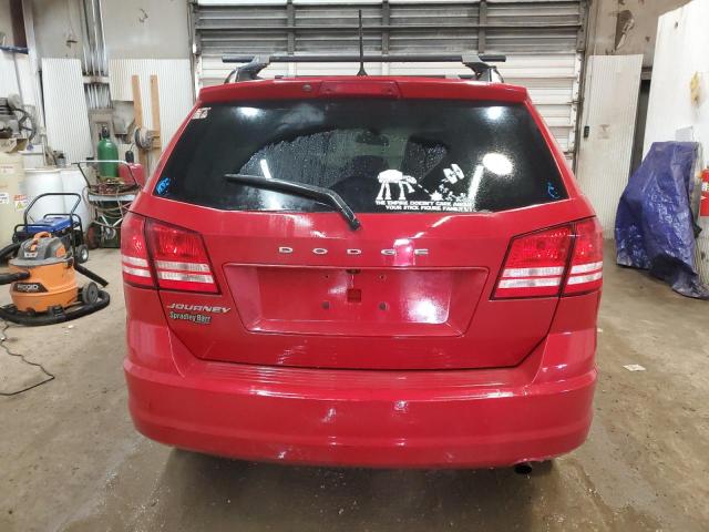 3C4PDCABXJT496448 - 2018 DODGE JOURNEY SE RED photo 6