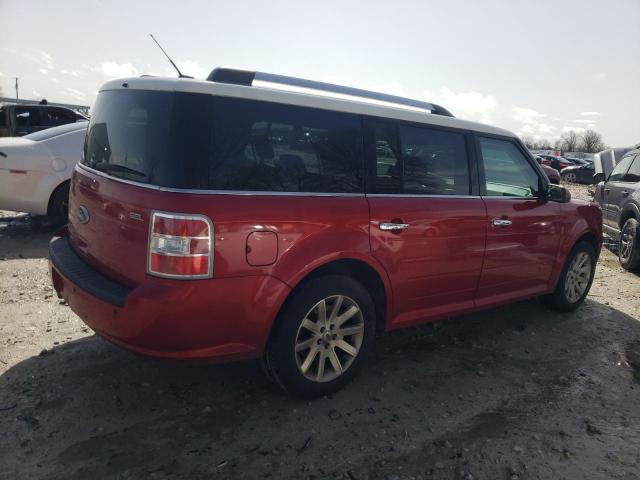 2FMGK5CC2ABA67593 - 2010 FORD FLEX SEL RED photo 3