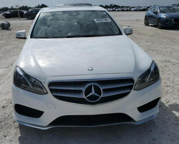 WDDHF5KB0EB029674 - 2014 MERCEDES-BENZ E 350 WHITE photo 5