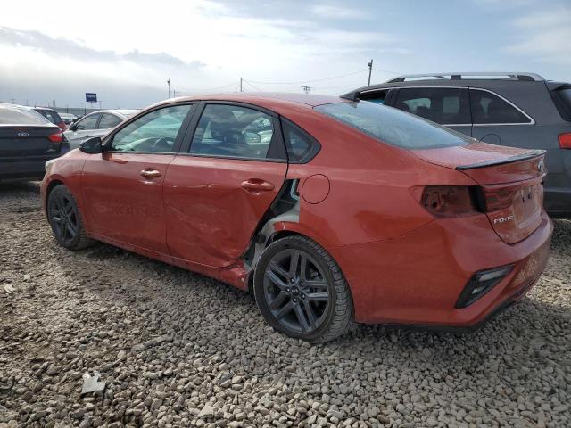 3KPF34AD1LE261580 - 2020 KIA FORTE GT LINE ORANGE photo 2