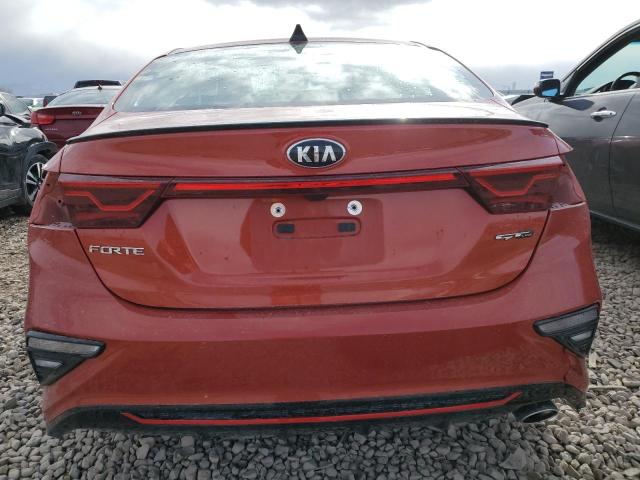 3KPF34AD1LE261580 - 2020 KIA FORTE GT LINE ORANGE photo 6