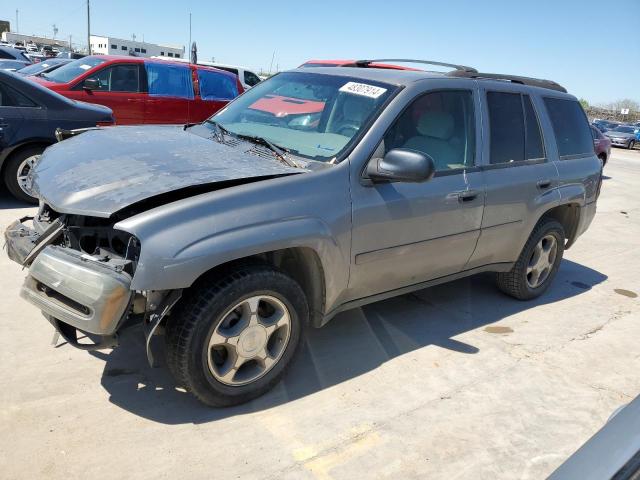 1GNDT13S782256901 - 2008 CHEVROLET TRAILBLAZE LS SILVER photo 1