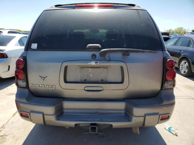 1GNDT13S782256901 - 2008 CHEVROLET TRAILBLAZE LS SILVER photo 6