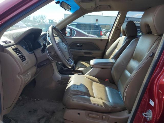 2HKYF18706H529095 - 2006 HONDA PILOT EX RED photo 7