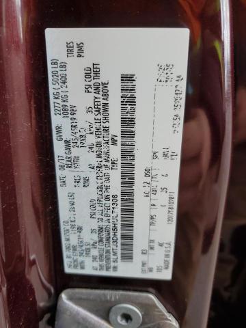 5LMTJ3DH5HUL71308 - 2017 LINCOLN MKC RESERVE მუქწითელი ფოტო 13