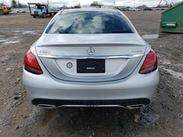 W1KWF8EB2MR623550 - 2021 MERCEDES-BENZ C 300 4MATIC SILVER photo 6