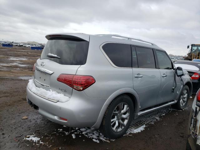 JN8AZ2NE7B9002888 - 2011 INFINITI QX56 SILVER photo 3