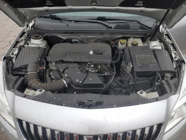 2G4GV5EK5E9301105 - 2014 BUICK REGAL SILVER photo 11