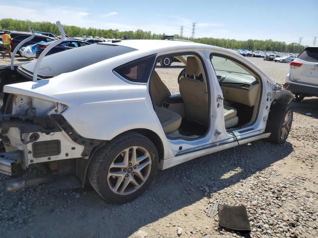 3FA6P0H76DR335296 - 2013 FORD FUSION SE WHITE photo 3