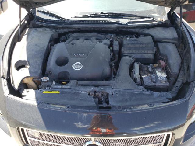 1N4AA5AP2AC809855 - 2010 NISSAN MAXIMA S BLACK photo 11