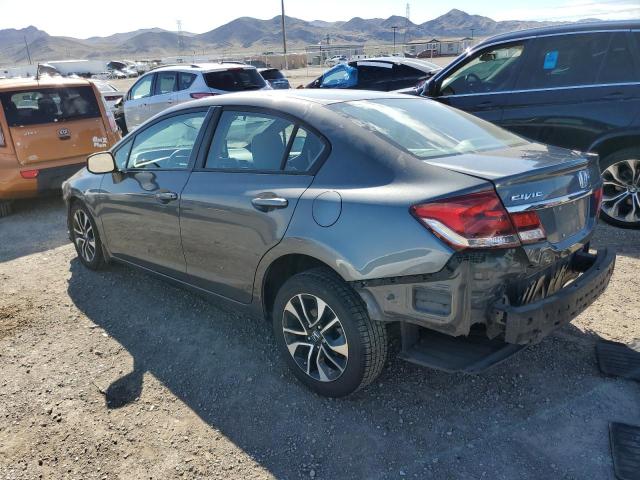 2HGFB2F80DH520084 - 2013 HONDA CIVIC EX GRAY photo 2