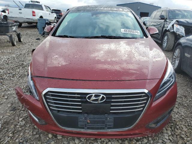 KMHE34L30HA070965 - 2017 HYUNDAI SONATA HYBRID RED photo 5