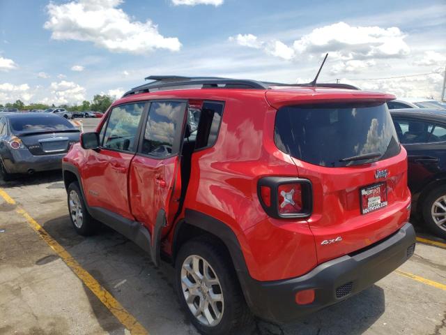 ZACCJBBBXHPG34796 - 2017 JEEP RENEGADE LATITUDE RED photo 3