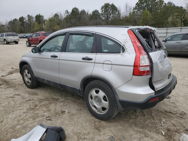 5J6RE38389L026828 - 2009 HONDA CR-V LX SILVER photo 2