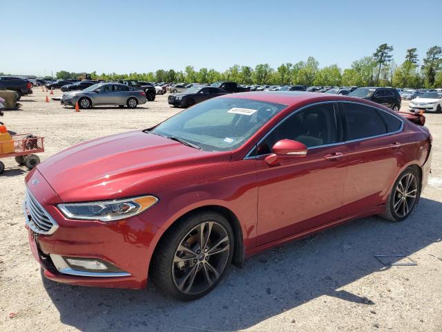 3FA6P0K93HR186572 - 2017 FORD FUSION TITANIUM RED photo 1