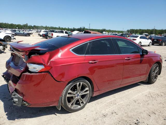 3FA6P0K93HR186572 - 2017 FORD FUSION TITANIUM RED photo 3