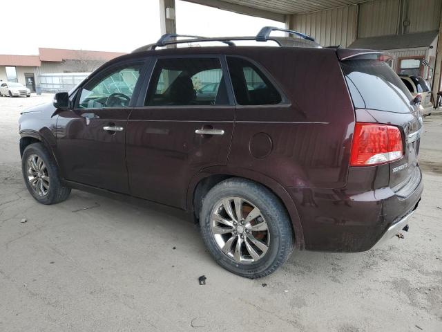 5XYKW4A21CG297955 - 2012 KIA SORENTO SX BURGUNDY photo 2