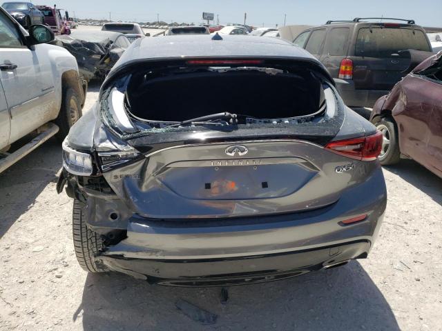 SJKCH5CP1JA055528 - 2018 INFINITI QX30 BASE GRAY photo 6
