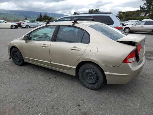 1HGFA16518L068058 - 2008 HONDA CIVIC LX TAN photo 2