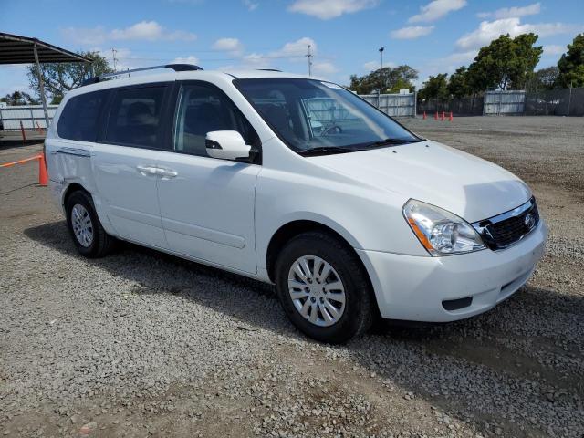 KNDMG4C75C6456882 - 2012 KIA SEDONA LX WHITE photo 4