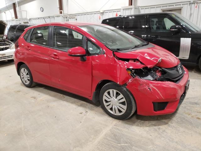 JHMGK5H51GX045177 - 2016 HONDA FIT LX RED photo 4