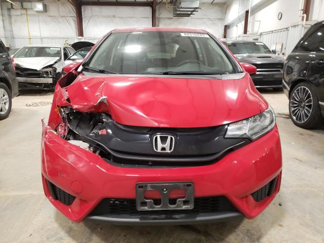 JHMGK5H51GX045177 - 2016 HONDA FIT LX RED photo 5