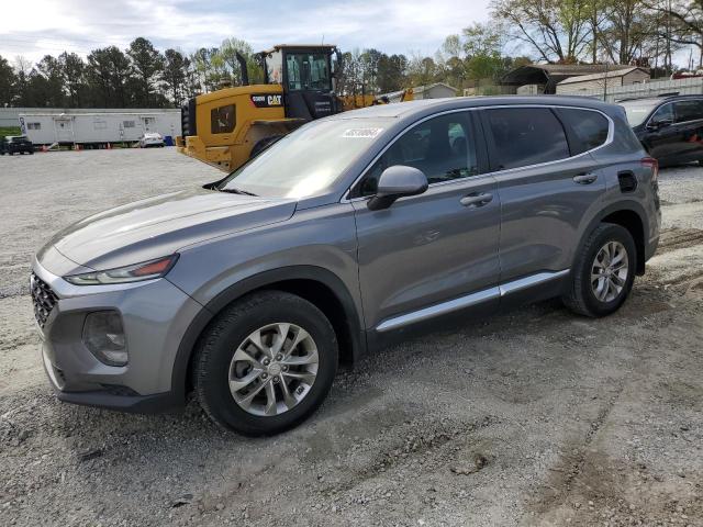 5NMS23AD7KH063606 - 2019 HYUNDAI SANTA FE SE GRAY photo 1