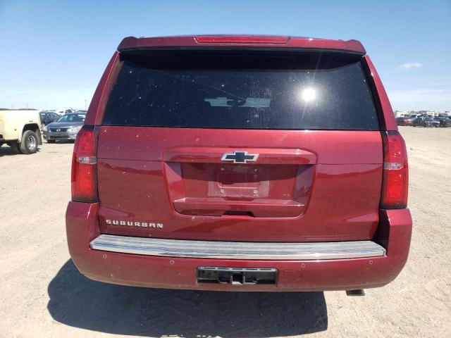 1GNSKJKC0GR477637 - 2016 CHEVROLET SUBURBAN K1500 LTZ MAROON photo 6