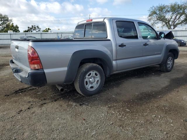 5TFJX4CN6EX043027 - 2014 TOYOTA TACOMA DOUBLE CAB SILVER photo 3