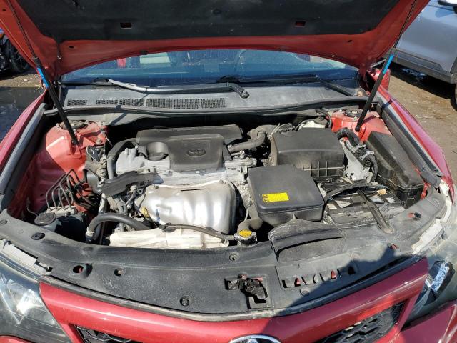 4T1BF1FKXCU630607 - 2012 TOYOTA CAMRY BASE RED photo 11