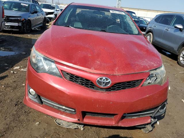 4T1BF1FKXCU630607 - 2012 TOYOTA CAMRY BASE RED photo 5