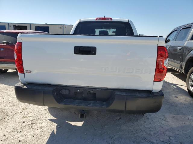 5TFRY5F12LX258934 - 2020 TOYOTA TUNDRA DOUBLE CAB SR/SR5 WHITE photo 6