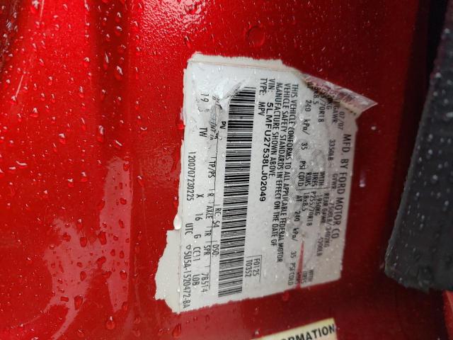 5LMFU27538LJ02049 - 2008 LINCOLN NAVIGATOR 红色 照片 13