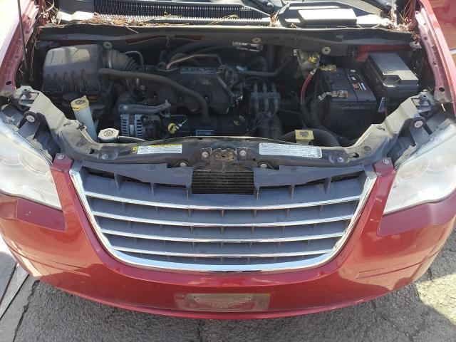 2A4RR5D14AR130247 - 2010 CHRYSLER TOWN & COU TOURING RED photo 12