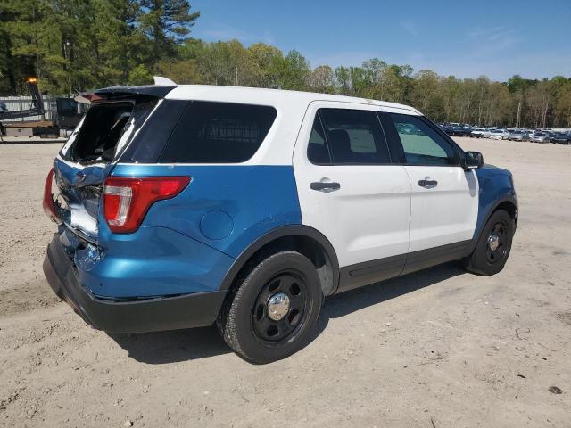 1FM5K8AR5HGD07500 - 2017 FORD EXPLORER POLICE INTERCEPTOR Mavi foto 3