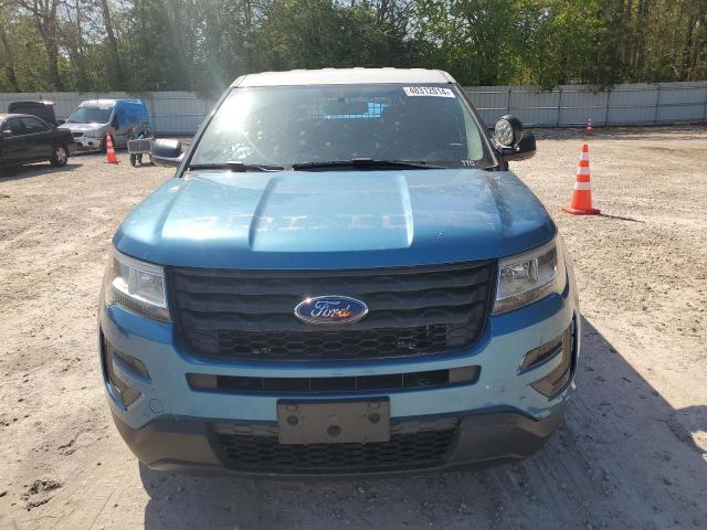 1FM5K8AR5HGD07500 - 2017 FORD EXPLORER POLICE INTERCEPTOR BLUE photo 5