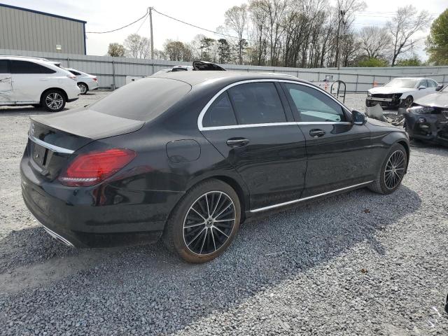 WDDWF8DB0KR463778 - 2019 MERCEDES-BENZ C 300 BLACK photo 3